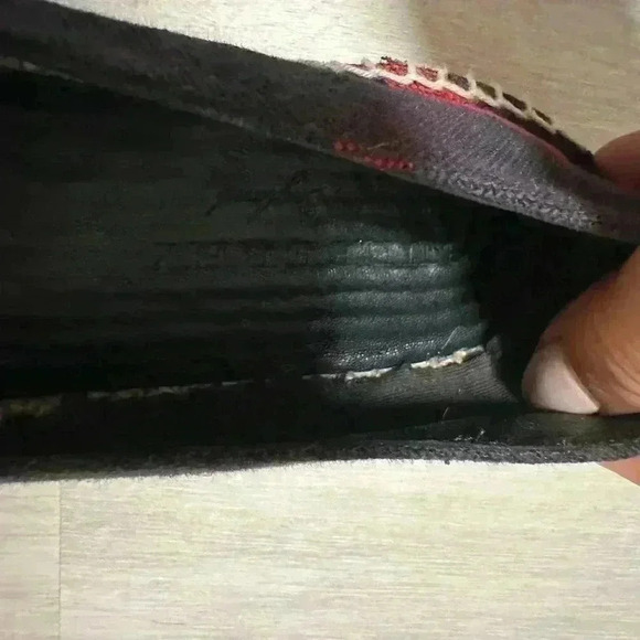 Burberry Navy Blue Nova Canvas Espadrille Flats Size 40.1/2 - Picture 7 of 12